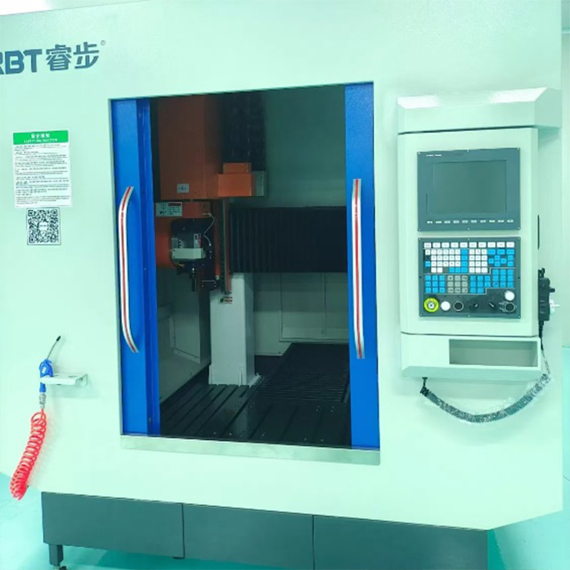 프리미엄 5 축 CNC 고정 빔 갠트리 가공 센터가있는 전체 인클로저
