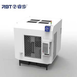프리미엄 5 축 CNC 고정 빔 갠트리 가공 센터가있는 전체 인클로저