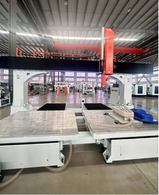 복합 재료 처리를위한 고속 다중 축 CNC 기계