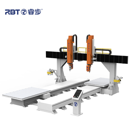 듀얼 스핀들 고속 5 축 브리지 형 갠트리 밀링 머신